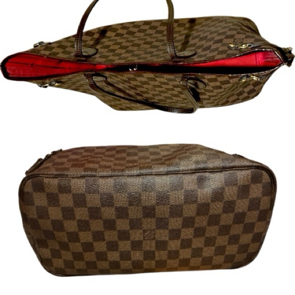 LOUIS VUITTON Neverfull MM Damier Ebene/Cherry - Picture 4 of 11
